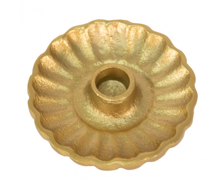 Svícen zlatý 11*3 cm - Ř 11*3 cm Clayre & Eef