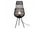 Černá antik drátěná stolní lampa Daionne - Ø 20*59 cm E27/max 1*40W