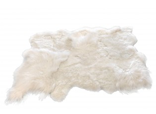 Bílý koberec z ovčí kůže Sheep white - 300*213*12cm