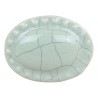 Bílá antik porcelánová úchytka s popraskáním Craez - 4*3 cm Materiál : porcelánBarva : bílá antik