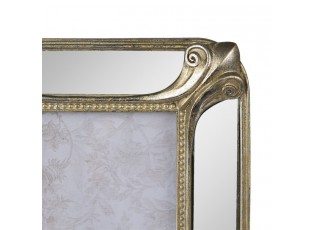 Zlatý antik fotorámeček se zrcadlem - 20*2*25 cm / 13*18 cm
