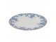 Porcelánový dezertní talíř s modrými květy Blue Flowers - Ø 21*2 cm
