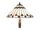 Stojací lampa Tiffany Bria Brown - Ø 50*157 cm E27/max 2*60W