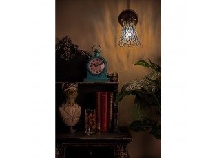 Nástěnná lampa Tiffany Venne grey - 17*12*23 cm E14/max 1*40W