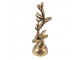Dekorace Socha Soba Zlatá 7*6*17 cm - 7*6*17 cm Clayre & Eef