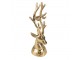 Dekorace Socha Soba Zlatá 7*6*17 cm - 7*6*17 cm Clayre & Eef
