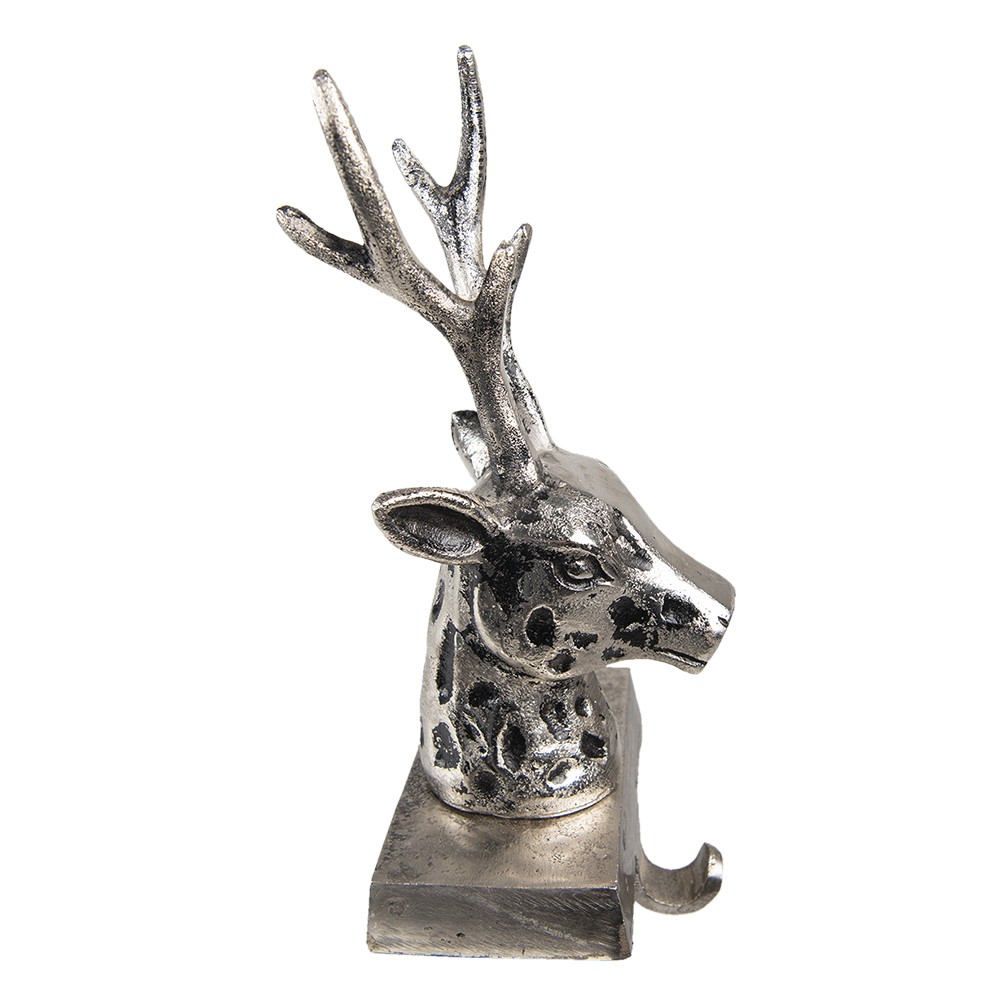 Stříbrný antik kovový háček na punčochu - 12*7*28 cm