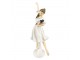 Dekorace socha Balerína s Louskáčkem v ruce - 12*8*25 cm