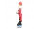 Barevná vánoční dekorace socha Santa jako Louskáček - 22*21*82 cm