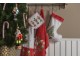 Bílá bavlněná zástěra s louskáčky Happy Little Christmas - 70*85 cm