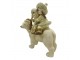Vánoční dekorace Socha Dětská Bílá 13*7*15 cm - 13*7*15 cm Clayre & Eef