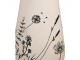 Béžová bavlněná utěrka s květinami Flora And Fauna - 50*70 cm