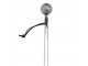 Stříbrná kovová obouvací lžíce s golfovým míčkem - 5*4*48 cm