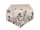 Béžový bavlněný běhoun na stůl Flora And Fauna - 50*160 cm