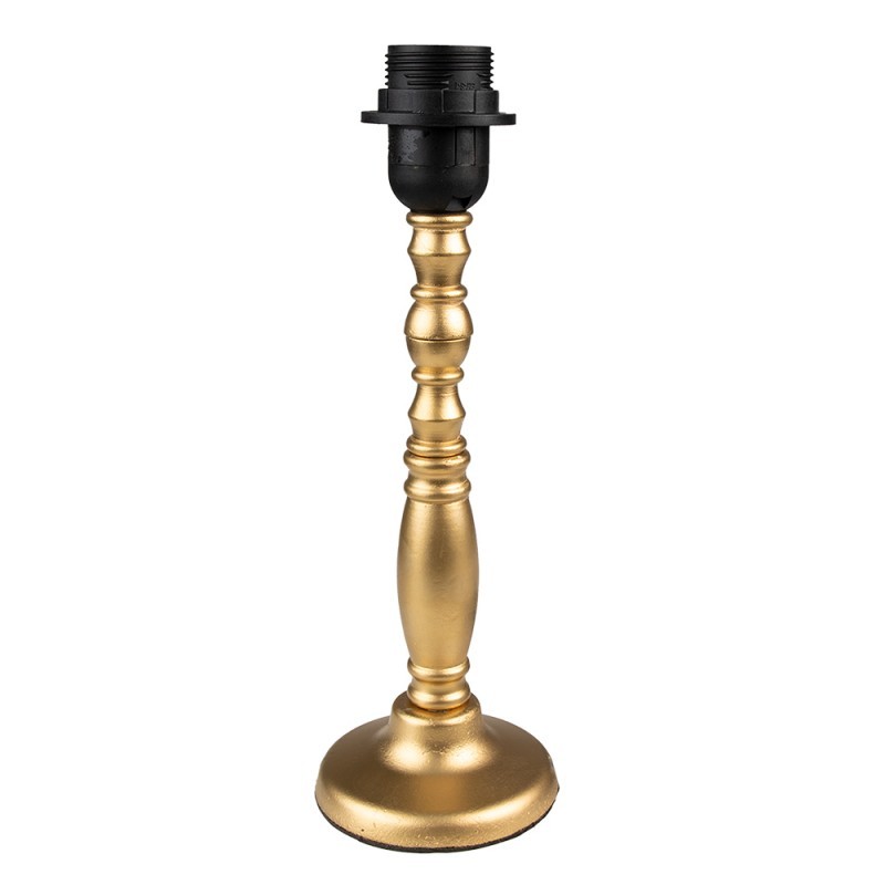 Zlatá antik dřevěná noha k lampě Fienn - Ø 10*30 cm E27 / Max 60W 6LMP253GO