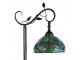 Zelená stojací Tiffany lampa s vážkami Dragonfly - 36*25*152 cm E27/max 1*60W