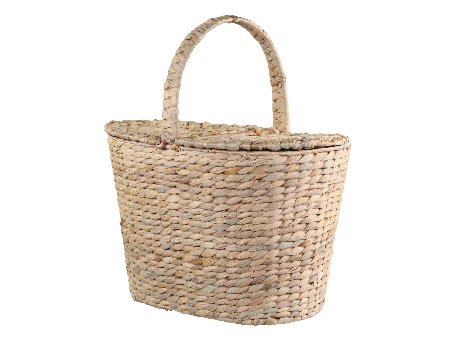 Přírodní piknikový koš z vodního hyacintu - 43*29*49cm