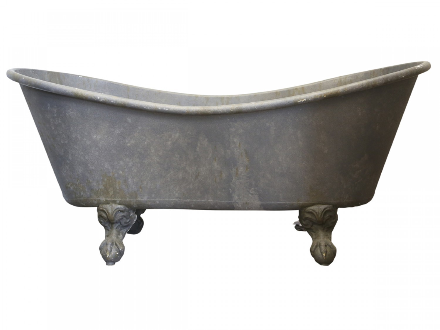 Kovová antik dekorační vana ve starém franc.stylu Bathtub -  129*56*59cm Chic Antique