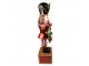 Vánoční dekorace veliká socha Louskáček s nápisem Merry Christmas - 43*31*124 cm