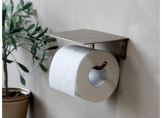 Bronzový antik kovový držák toaletního papíru - 17*7*10 cm