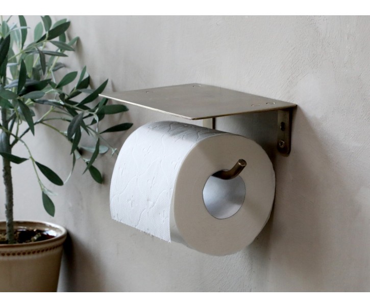 Bronzový antik kovový držák toaletního papíru - 17*7*10 cm