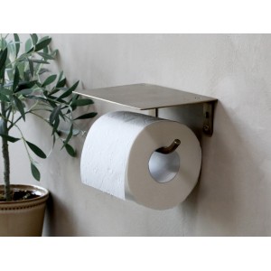 Bronzový antik kovový držák toaletního papíru - 17*7*10 cm