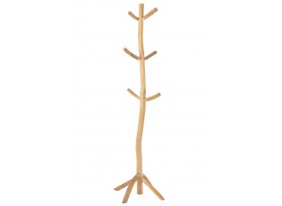 Dřevěný volně stojící věšák s 6-ti háčky Branches - 65*65*185 cm