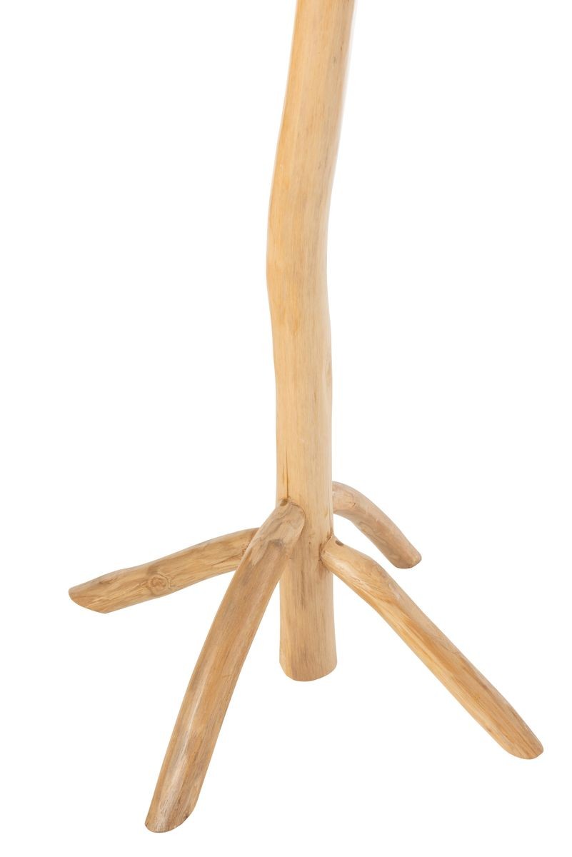 Dřevěný volně stojící věšák s 6-ti háčky Branches - 65*65*185 cm