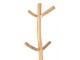 Dřevěný volně stojící věšák s 6-ti háčky Branches - 65*65*185 cm