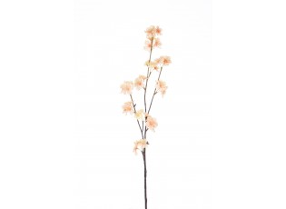 Větvička s lososovými květy Blossom - 80 cm