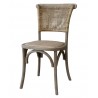 Přírodní dřevěná židle s ratanovým výpletem Old French chair - 45*40*88 cm
Materiál : dřevo a ratanBarva : přírodní hnědá antik