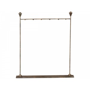 Bronzová antik závěsná šperkovnice na šperky a řetízky Vio - 33*6*37 cm