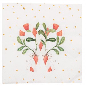 Papírové kapesníky s lízátky Happy Little Christmas - 33*33 cm (20ks)