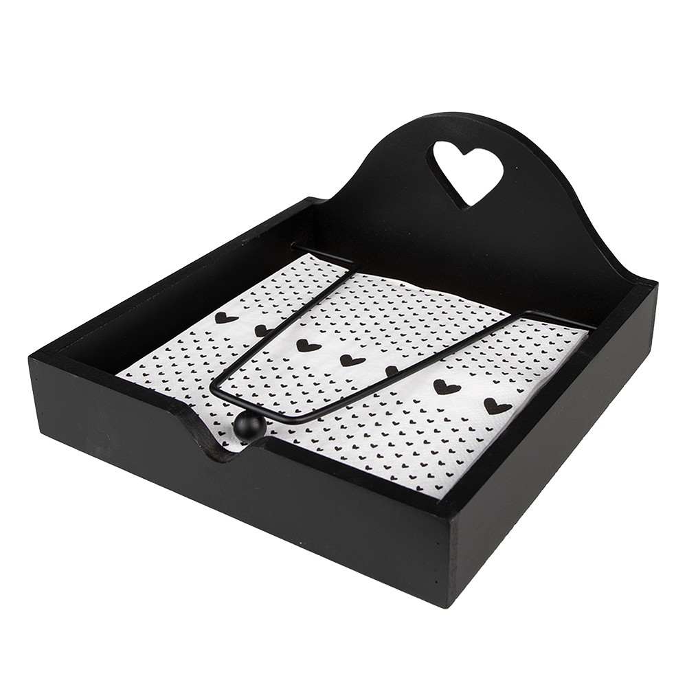Papírové ubrousky se srdíčky Love Birds - 33*33 cm (20ks)