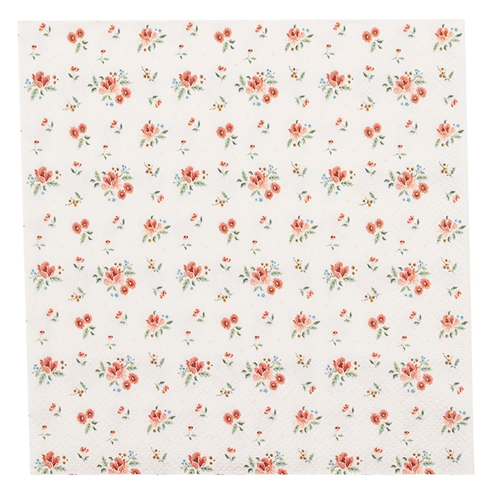 Papírové ubrousky Little Rose Collection - 33*33 cm (20ks)