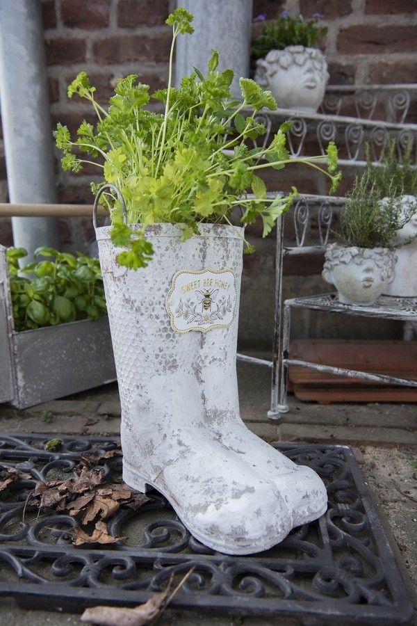 Dekorační obal na květiny ve tvaru gumáků - 18*24*31/35 cm