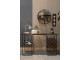 Dřevěná stolní lampa Elayne – 15*15*47 cm E27/max 1*60W