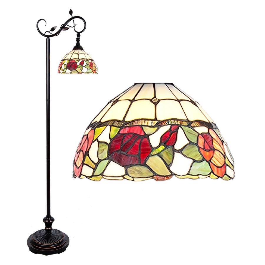 Stojací lampa Tiffany - 40*27*152 cm / E27/60w