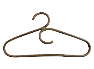 Hnědé ratanové ramínko na oděv Anor Wicker - 42*1*22cm