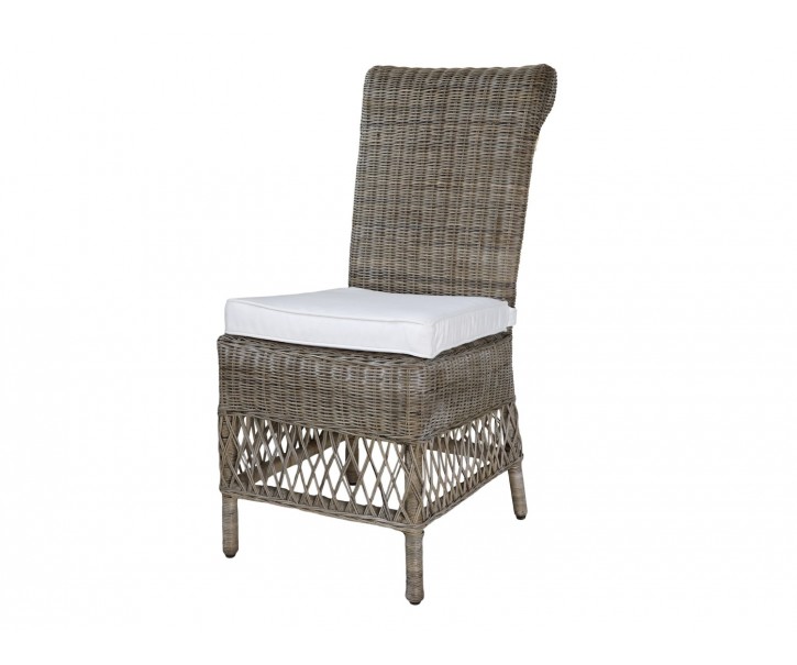 Přírodní ratanová židle s výpletem Old French chair - 50*50*100 cm 