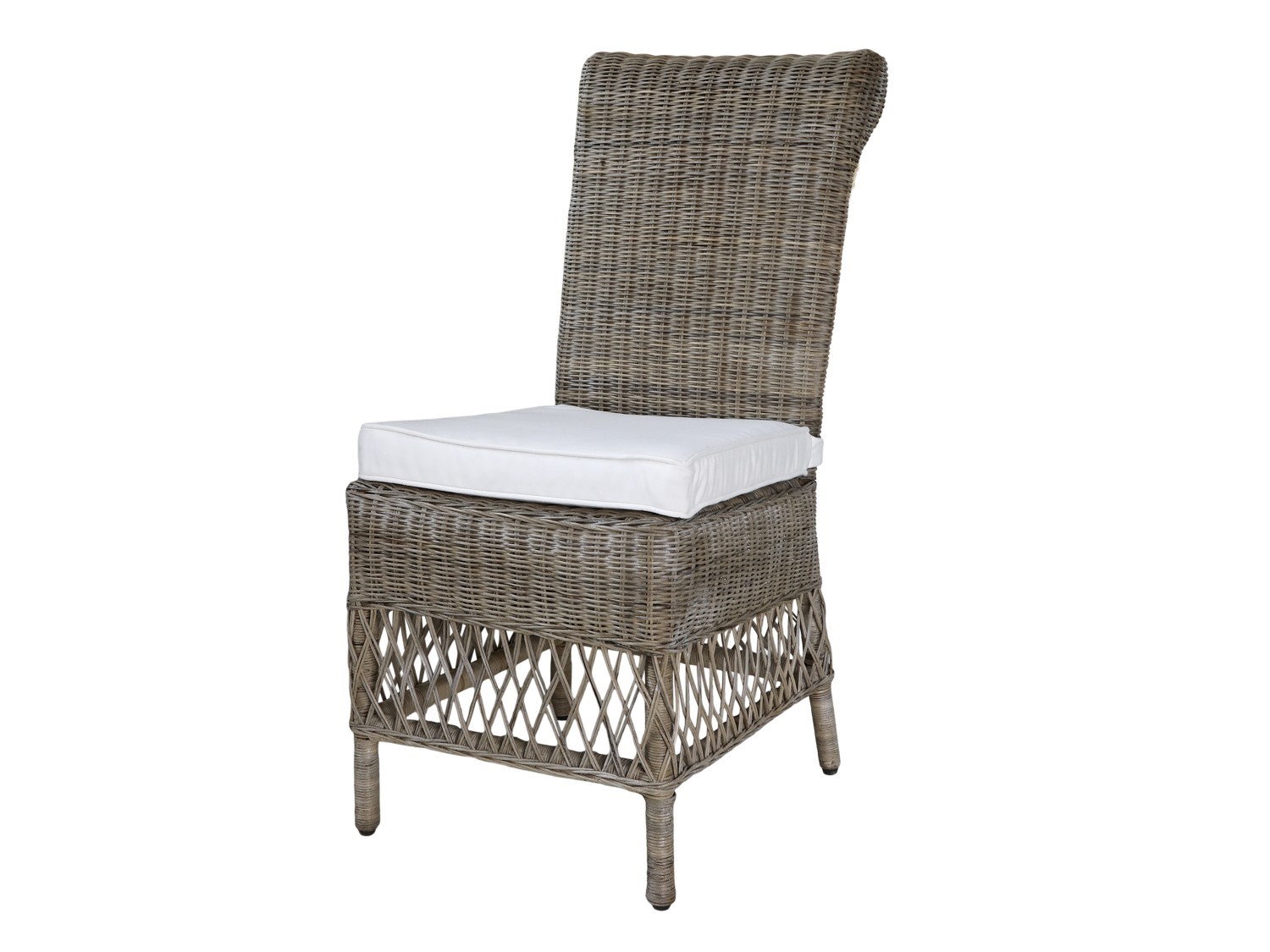 Levně Přírodní ratanová židle s výpletem Old French chair - 50*50*100 cm 40037900 (40379-00)