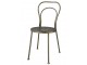 Bronzová antik kovová židle Funny Chair - 41*41*92cm