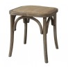 Přírodní dřevěná stolička s ratanovým výpletem Old French stool - 42*42*46 cm Materiál : dřevo a ratanBarva : přírodní hnědá antik