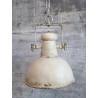 Béžové antik kovové závěsné světlo Factory Lamp - Ø32*40 cm Materiál: kovBarva: béžová antik