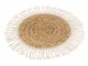 Přírodní pletené prostírání z mořské trávy s třásněmi - Ø 51*1.5 cm