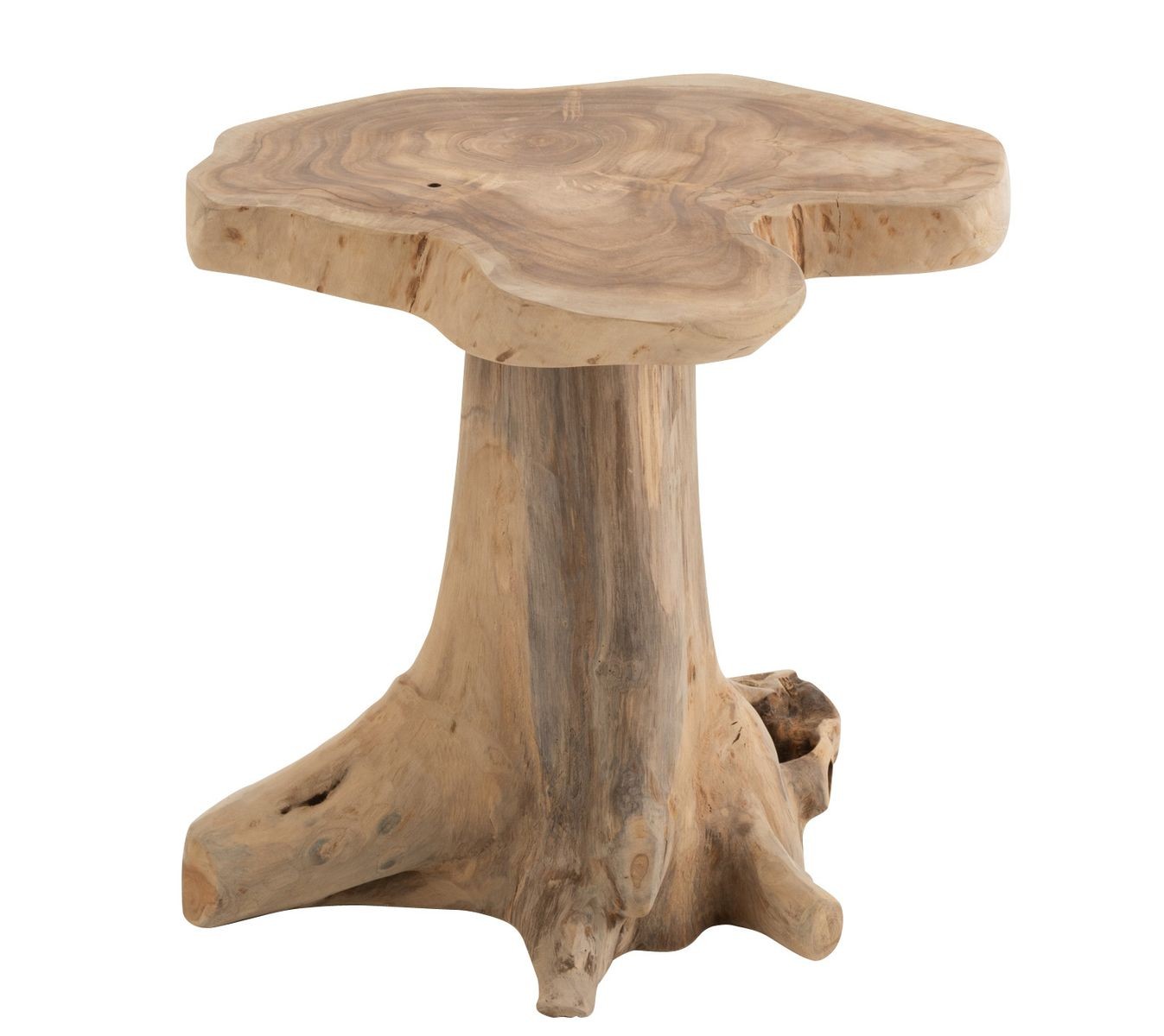 Přírodní odkládací stolek Amy z teakového dřeva - 40*38*41cm 21122