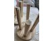 Dřevěná dekorační stolička – Ø 24*31 cm