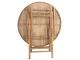 Přírodní bambusový kulatý skládací stůl Bamboo Pliable - Ø 90*76cm