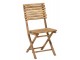 Přírodní bambusová skládací židle Bamboo Pliable - 54*45*85cm