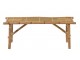 Přírodní bambusová skládací lavice Bamboo Pliable - 118*38*45cm